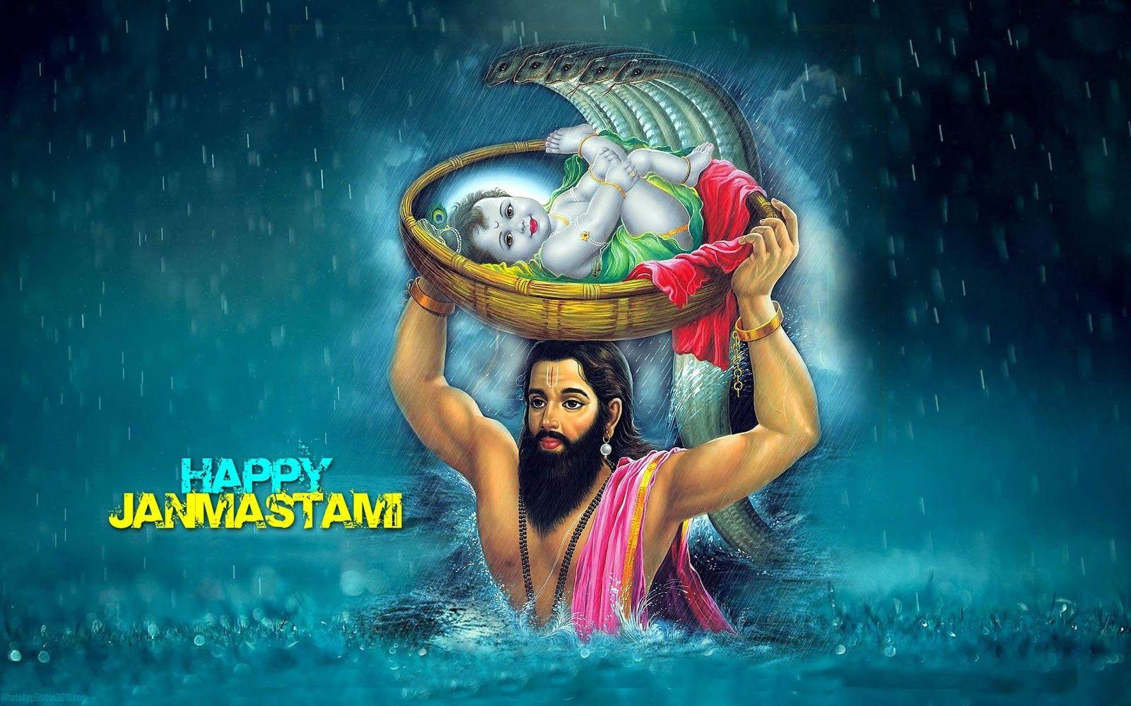 1600x1000 Happy krishna janmashtami - wishes sms wallpaper