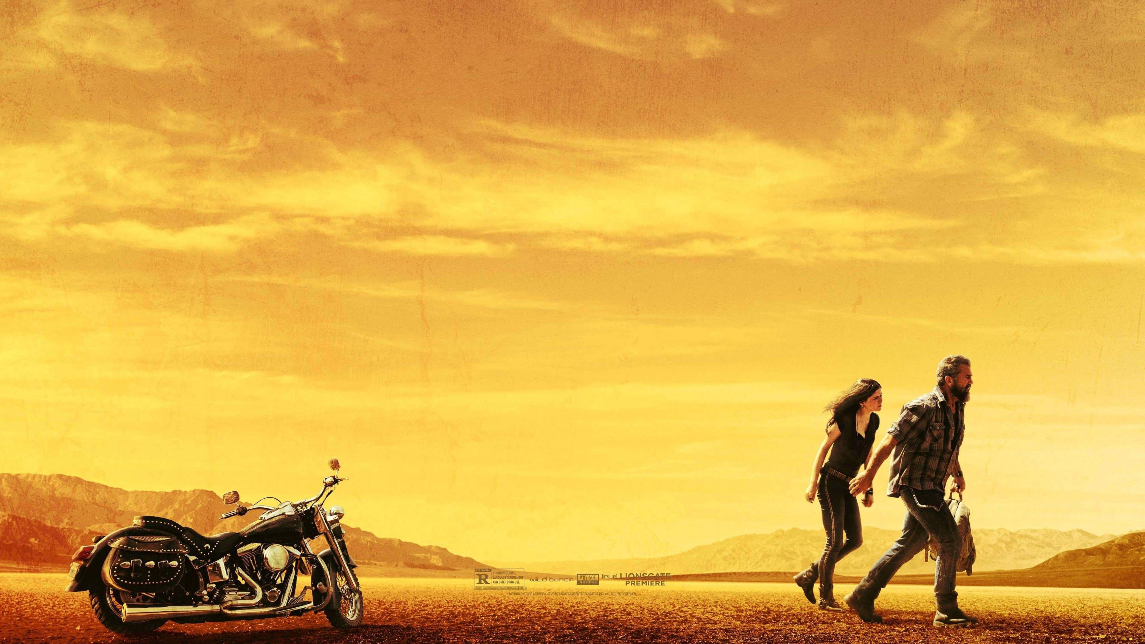 3840x2160 Wallpaper Blood Father, Mel Gibson, Erin Moriarty, best movies