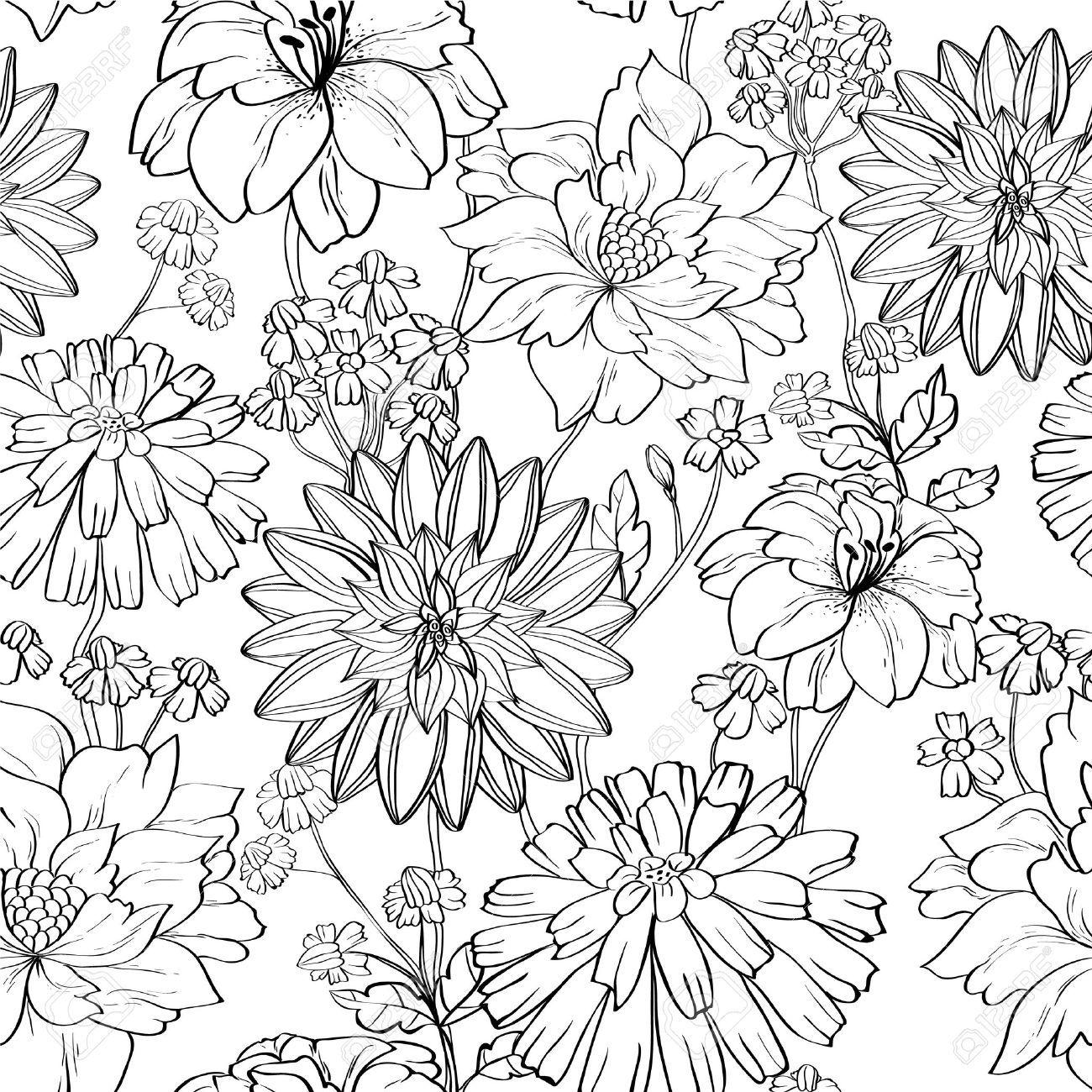 1300x1300 Flowers Draw Wallpaper Art Asian Oriental Flowers Blossom Bridges