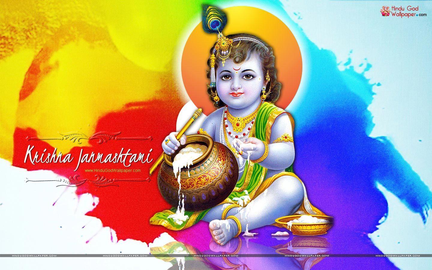 1440x900 Best Happy Krishna Janmashtami Wallpaper Free Download