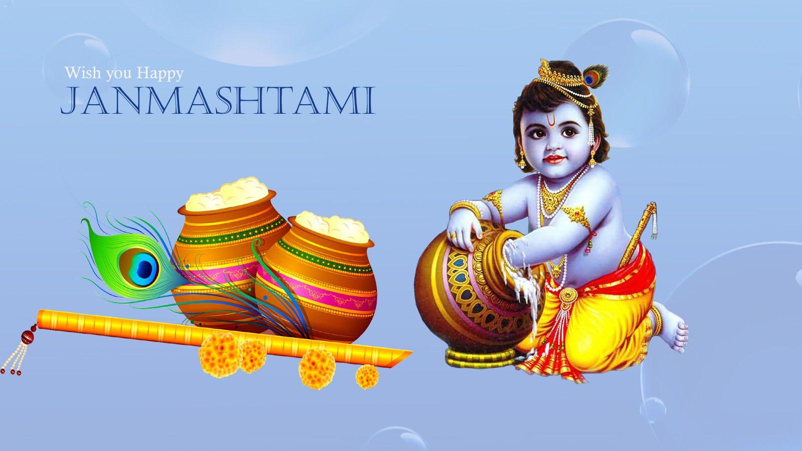 Krishna Janmashtami Wallpapers - Top Free Krishna Janmashtami ...