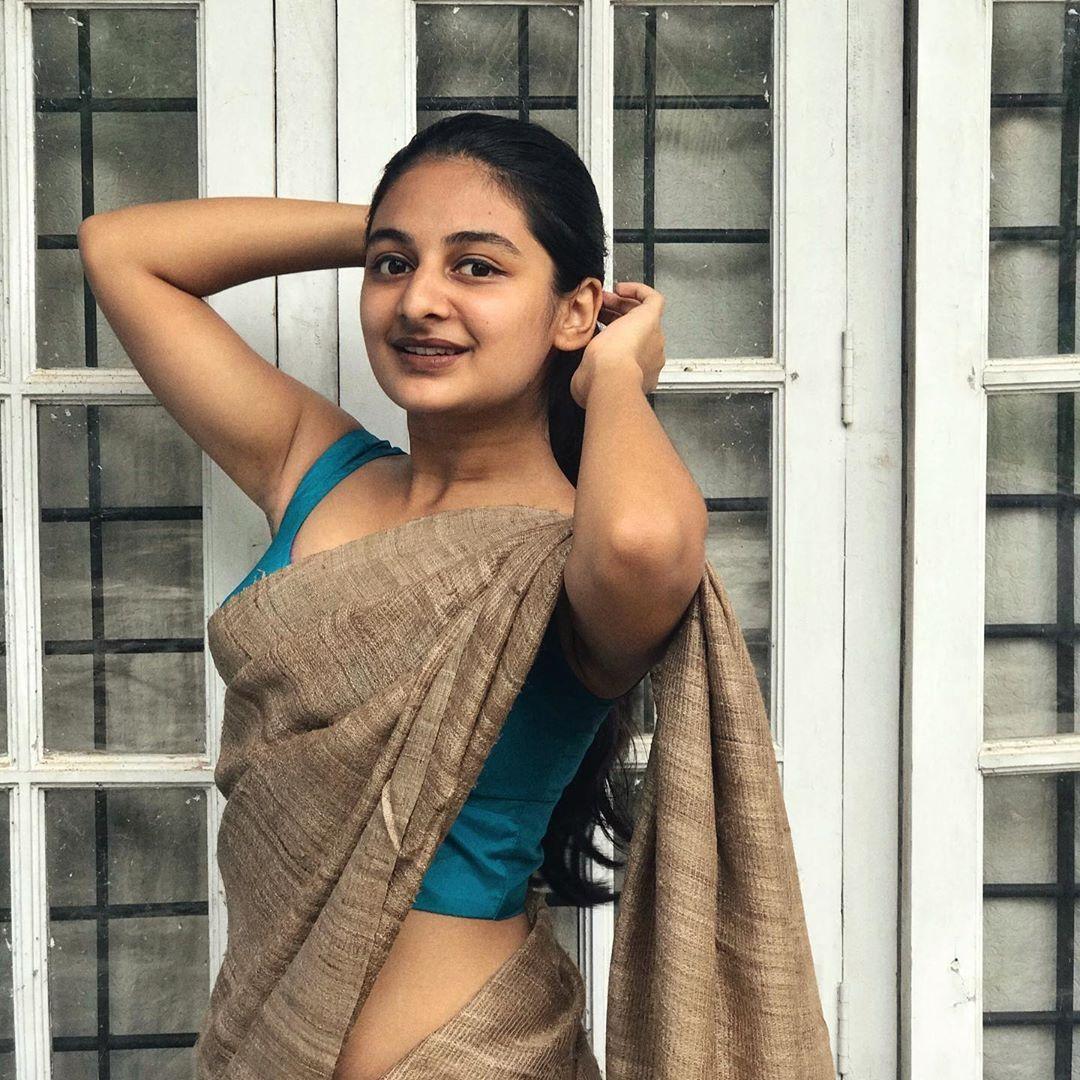 1080x1080 VIRAL SAREE PICS: Drishyam fame Esther Anil is not a child anymore