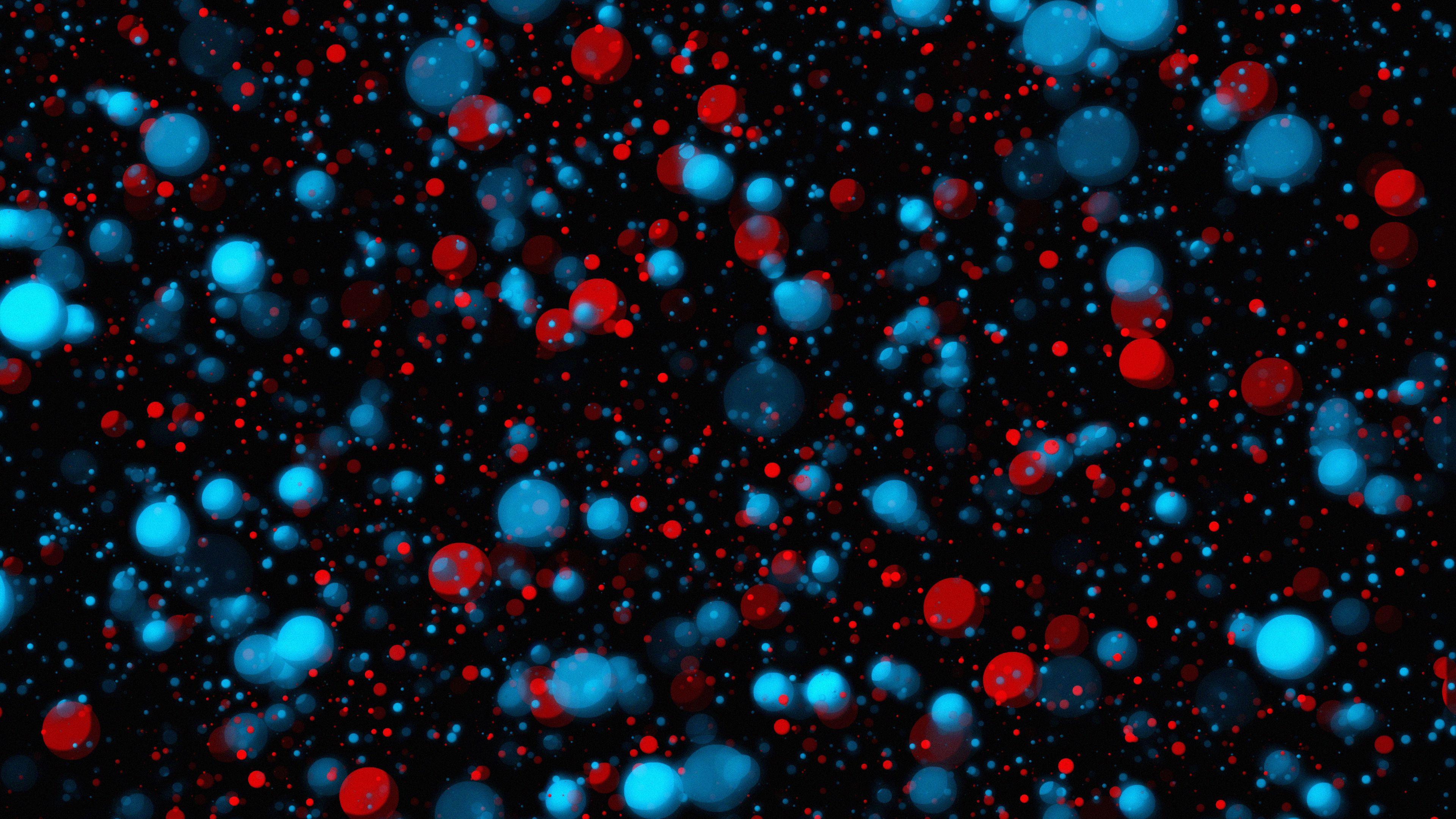 3840x2160 Red Ball Bokeh Abstract 4k, HD Abstract, 4k Wallpaper, Image