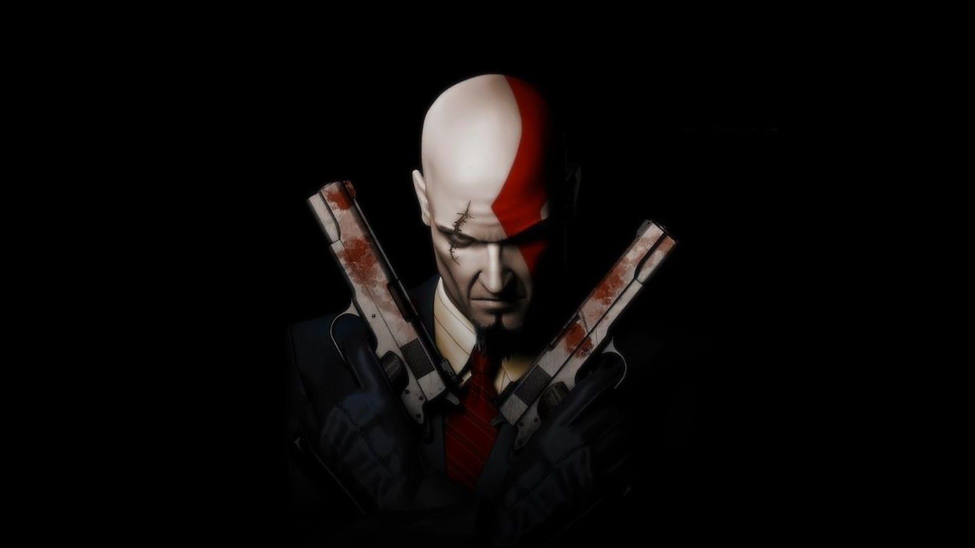 1920x1080 video games, Hitman, God of War, Hitman Absolution, Agent Kratos