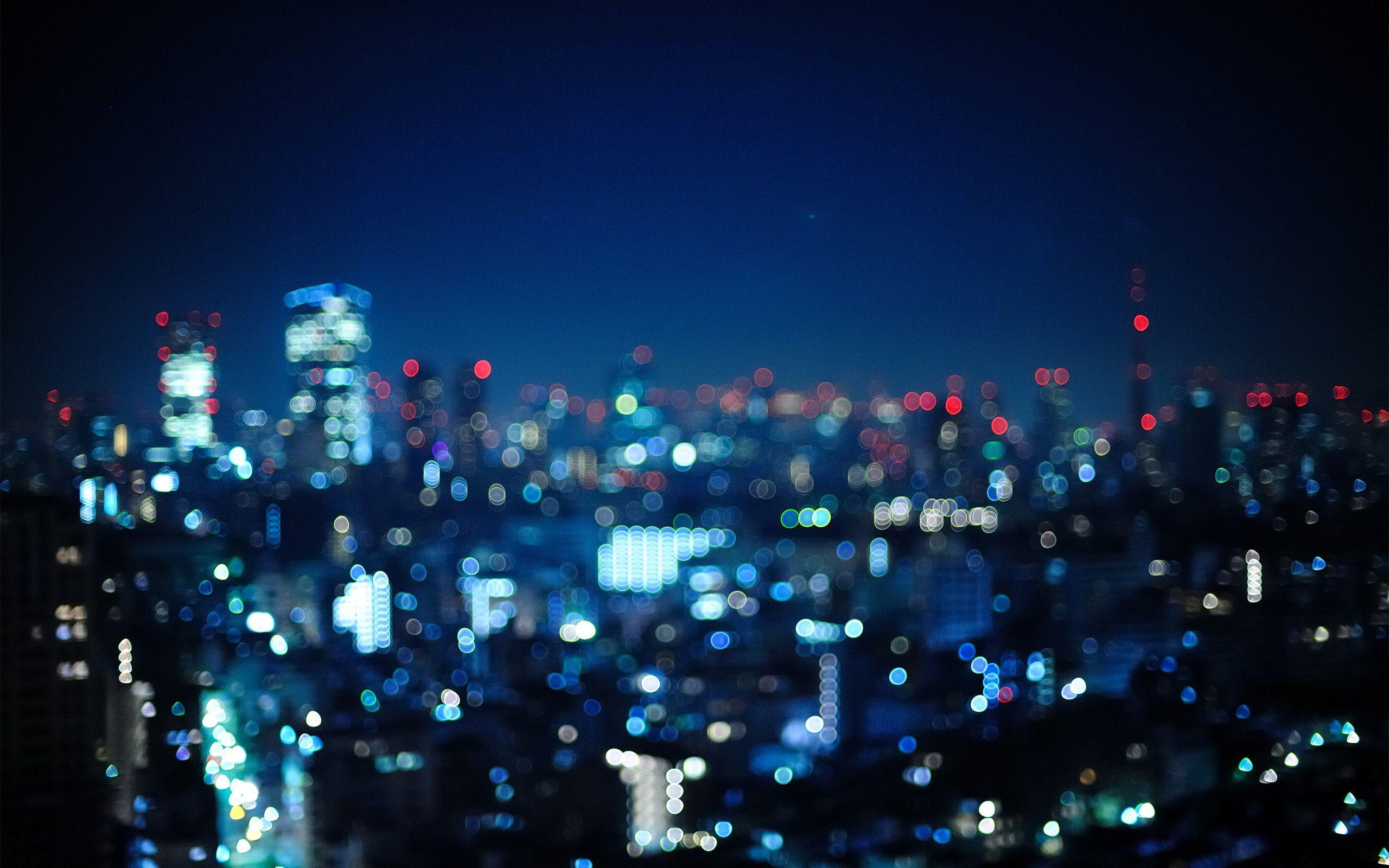 2560x1600 素锦. Guo.Lu. 独食记. Tokyo night, City wallpaper, Bokeh wallpaper