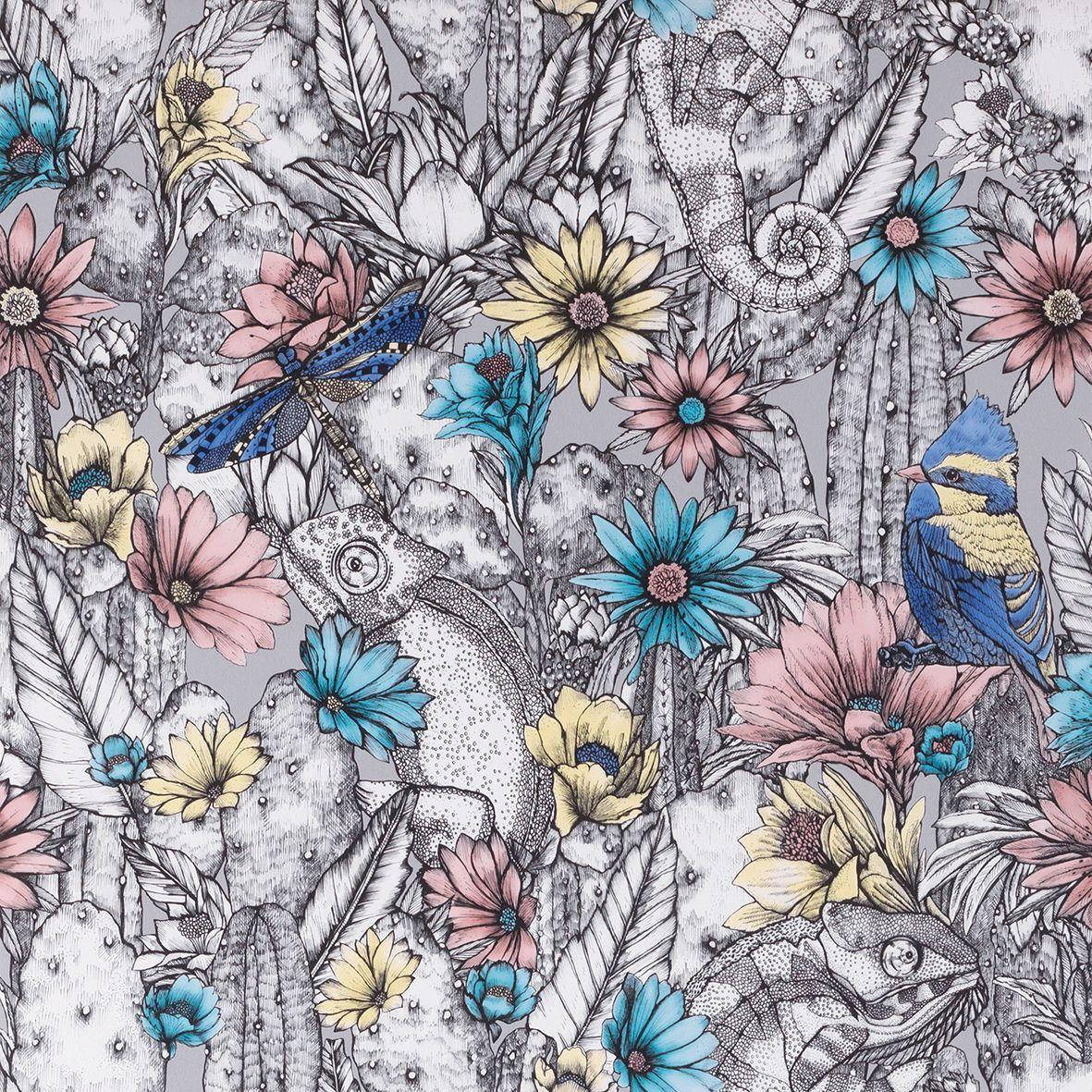 1181x1181 Matthew Williamson Wallpaper Cactus Garden W7268 01
