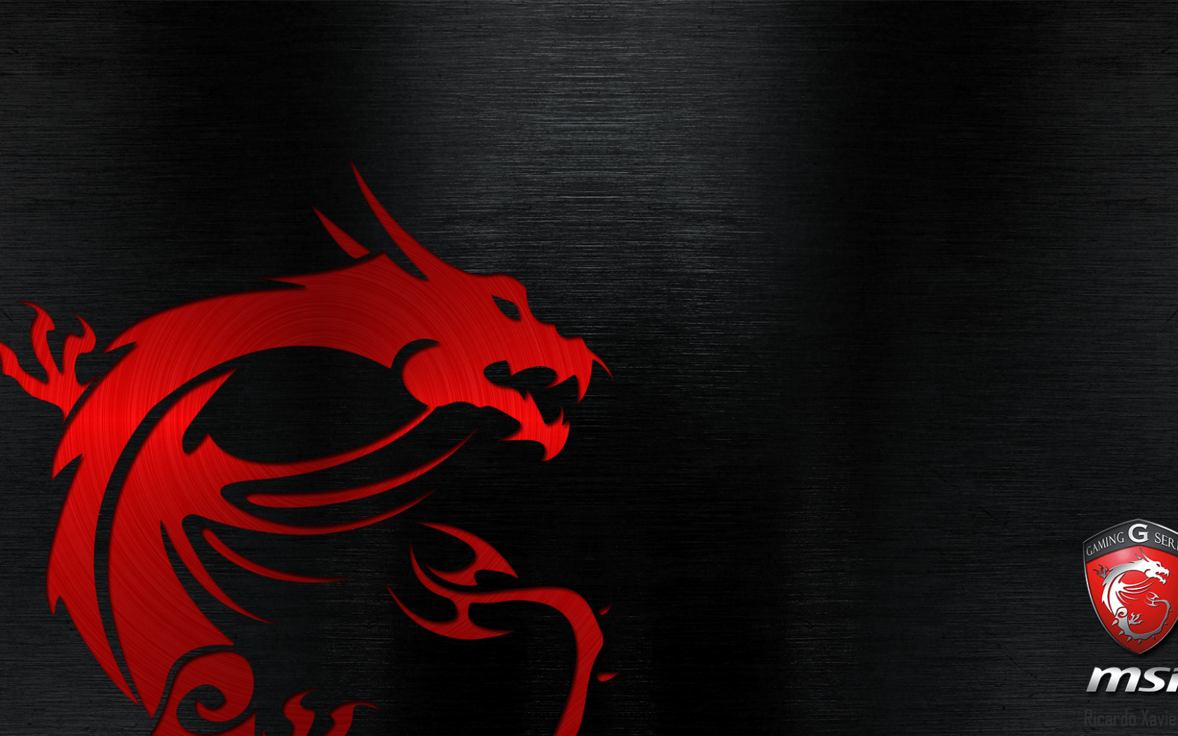 1680x1050 Download 1680x1050 Msi Gaming Series, Dragon Logo Wallpaper