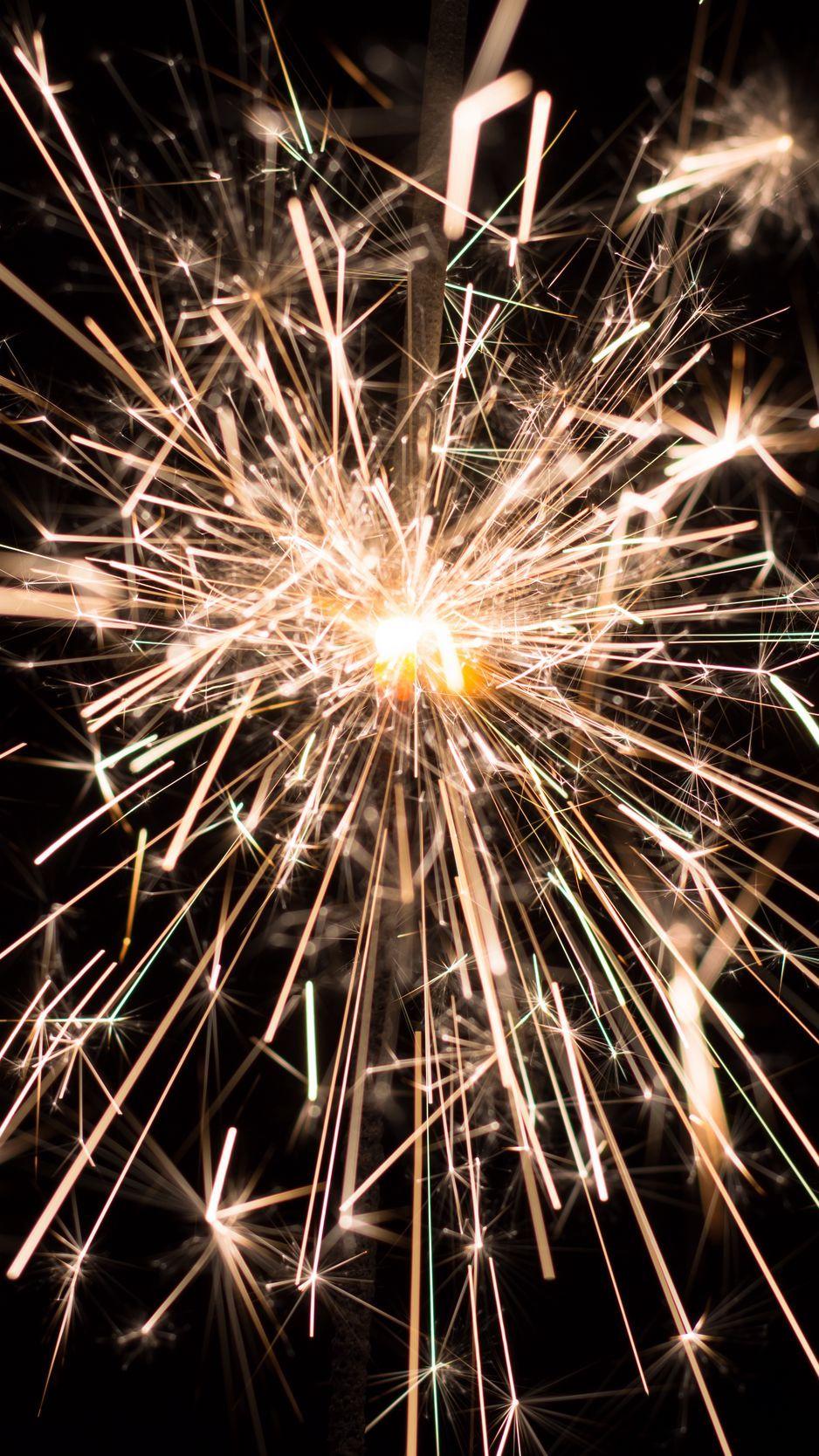 938x1668 Download wallpaper 938x1668 sparklers, sparks, fire, holiday