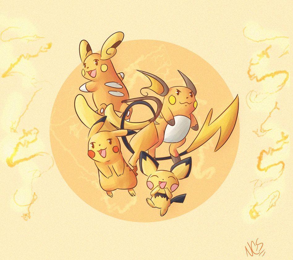 948x843 Pichu, Pikachu, Raichu, Alolan Raichu