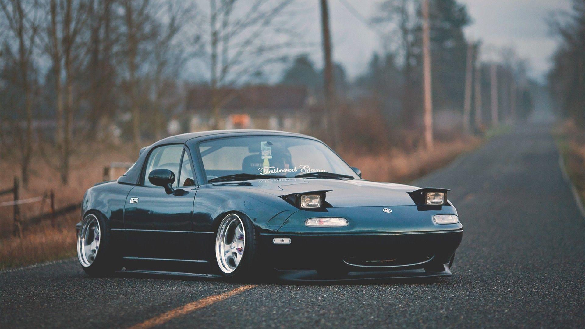 1920x1080 #Mazda, #car, #MX- #Stance, #low, #miata, wallpaper