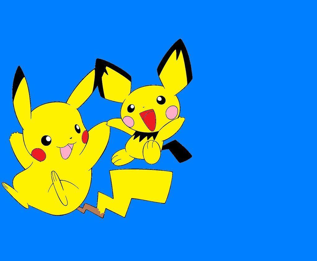 1024x844 and Pichu wallpaper