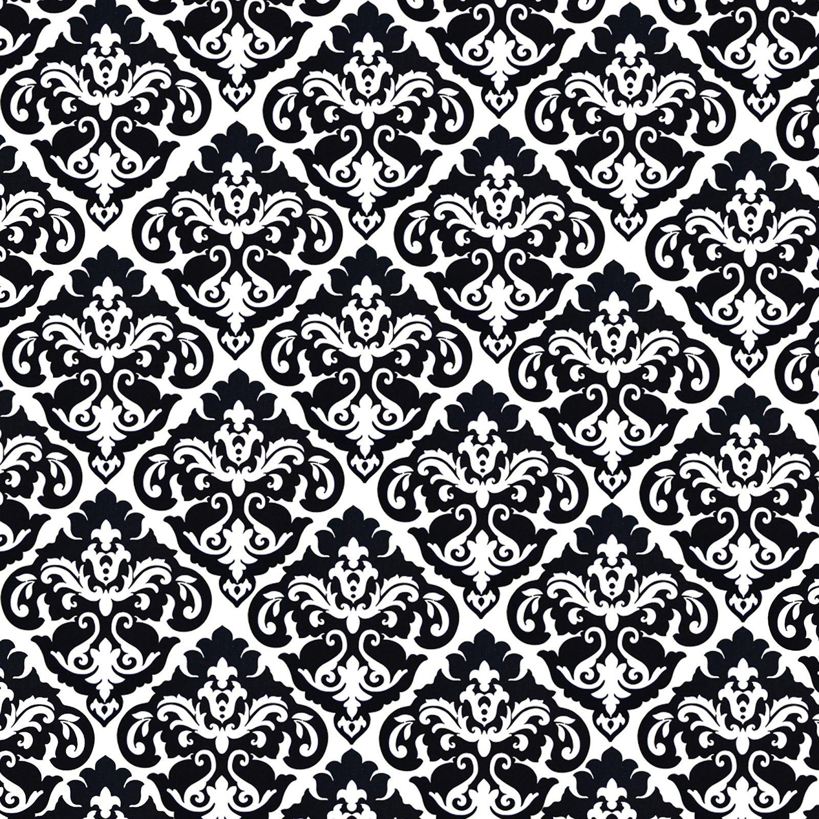 1600x1600 Black White Damask Widescreen HD Wallpaper loversiq