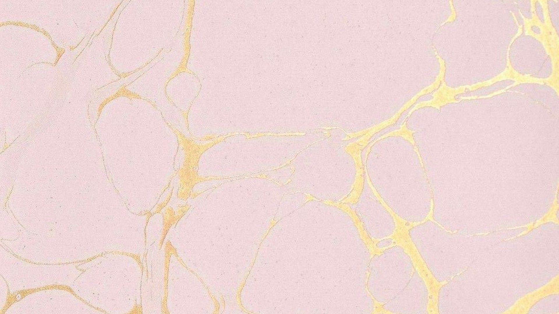 Pink And Gold Marble Laptop Wallpaper