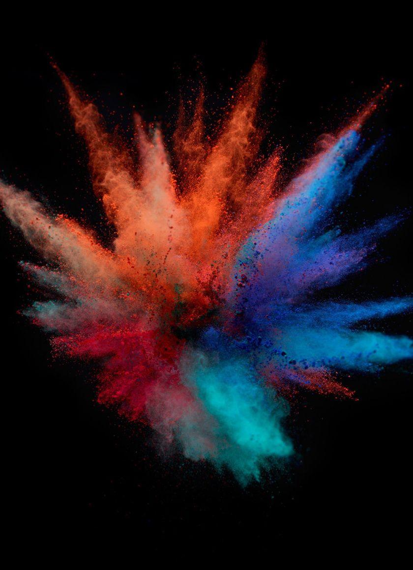 840x1160 Download Color powder, explosion, colorful wallpaper, 840x1160