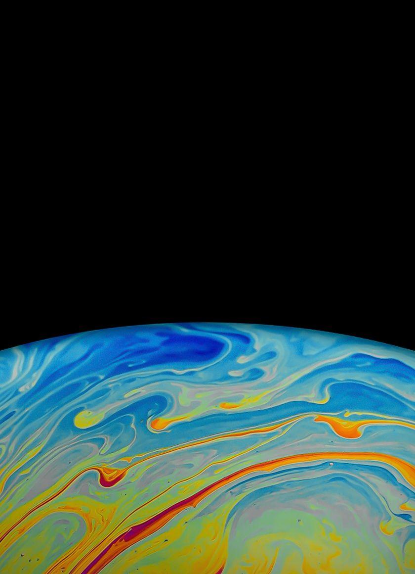 840x1160 Download Apple, stock, bubble, texture, colorful wallpaper