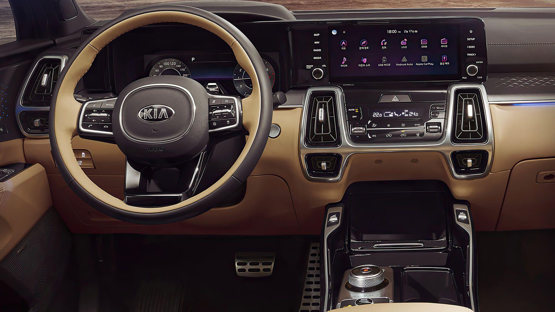 1920x1080 Kia Sorento 2021 Interior Wallpaper