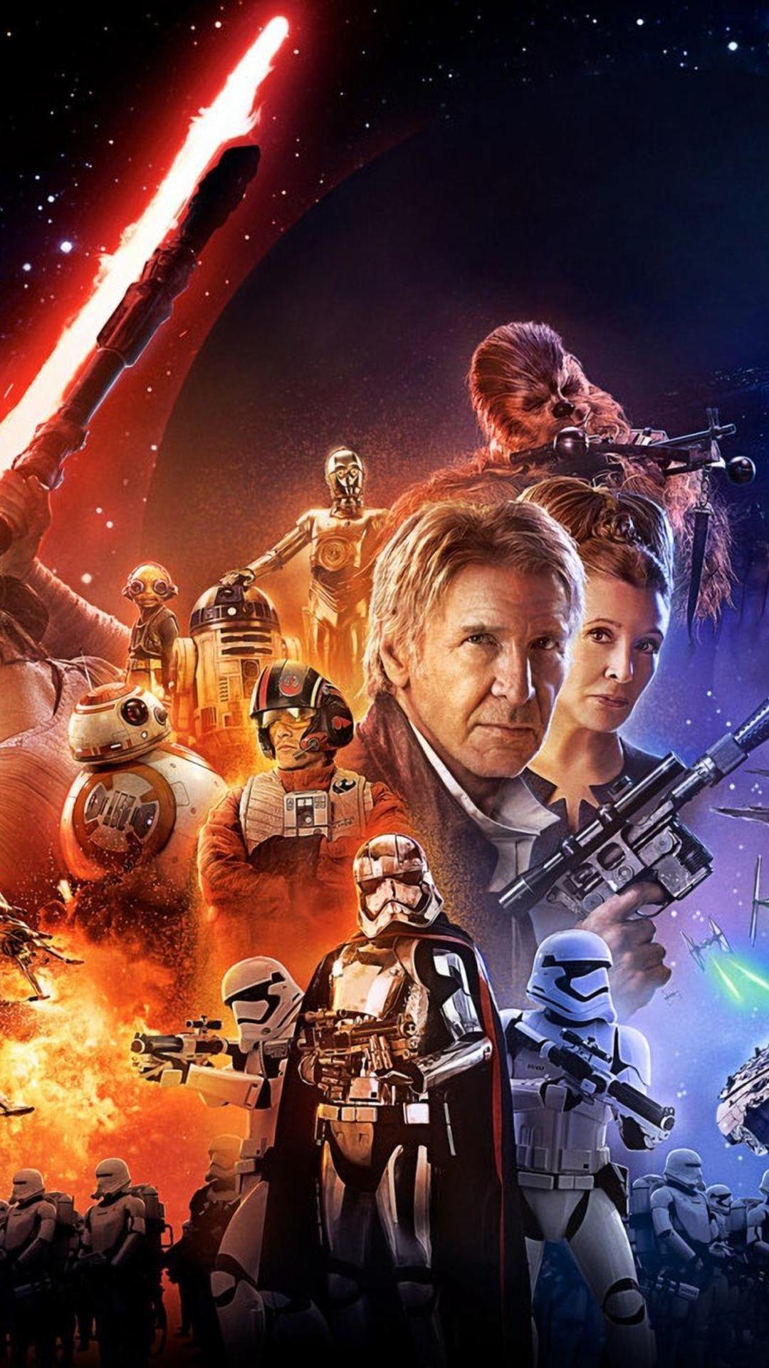 1080x1920 iPhone Star Wars Characters Wallpaper