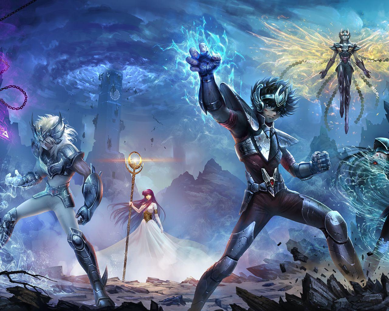 1280x1024 11++ Download Wallpaper Anime Saint Seiya