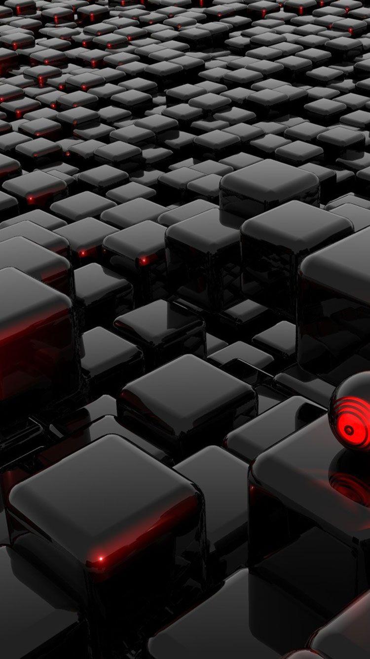750x1334 HD Black Hình nền iPhone