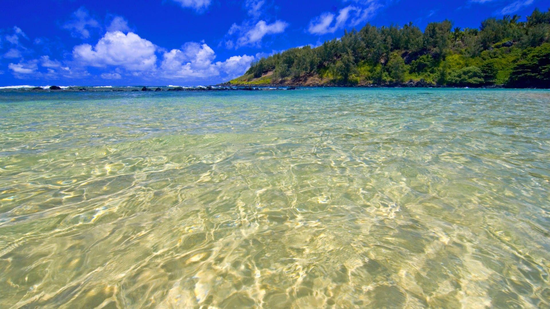 1920x1080 Free download Turquoise Waters Hawaii Full HD Wallpaper 1920x1080