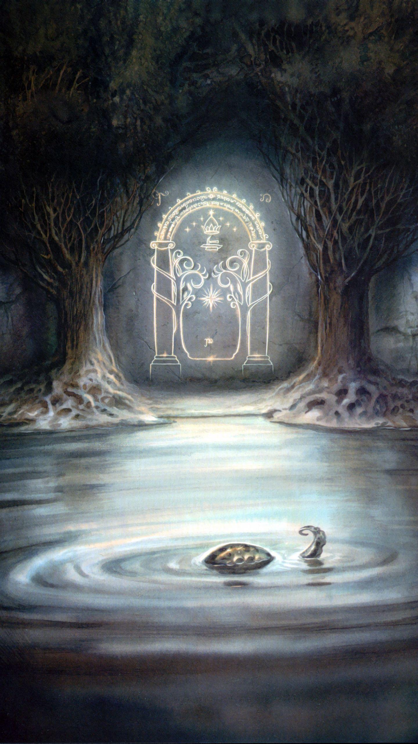 1440x2560 Free download The Lord of the Rings artwork The Mines of Moria