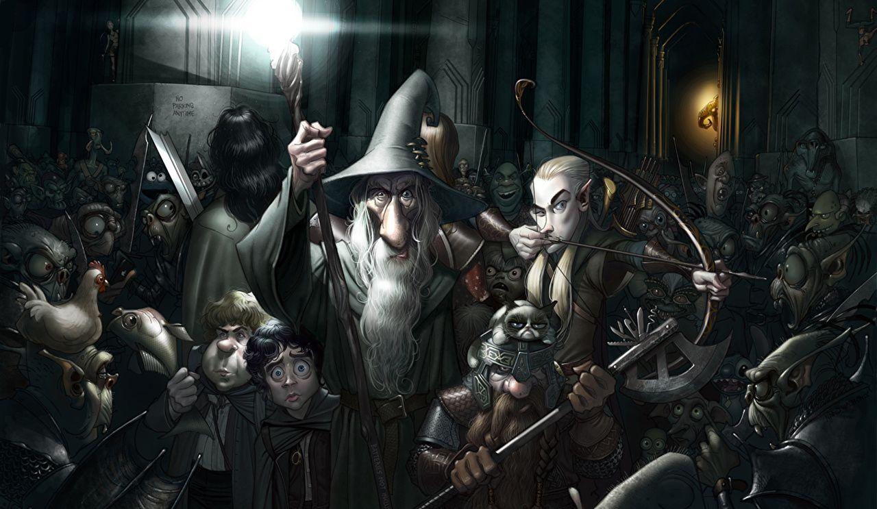 1280x743 Mines Of Moria Fanart