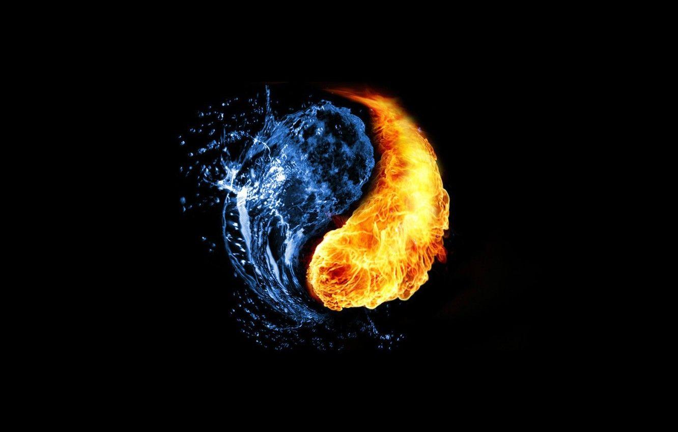 1332x850 Wallpaper Background, Symbol, Harmony, Yin Yang Image For Desktop
