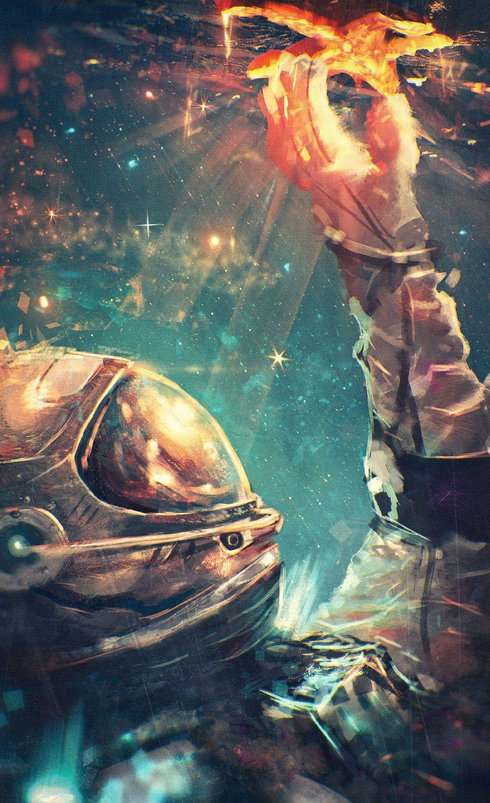 Trippy Astronaut in Space Wallpapers Top Free Trippy Astronaut in