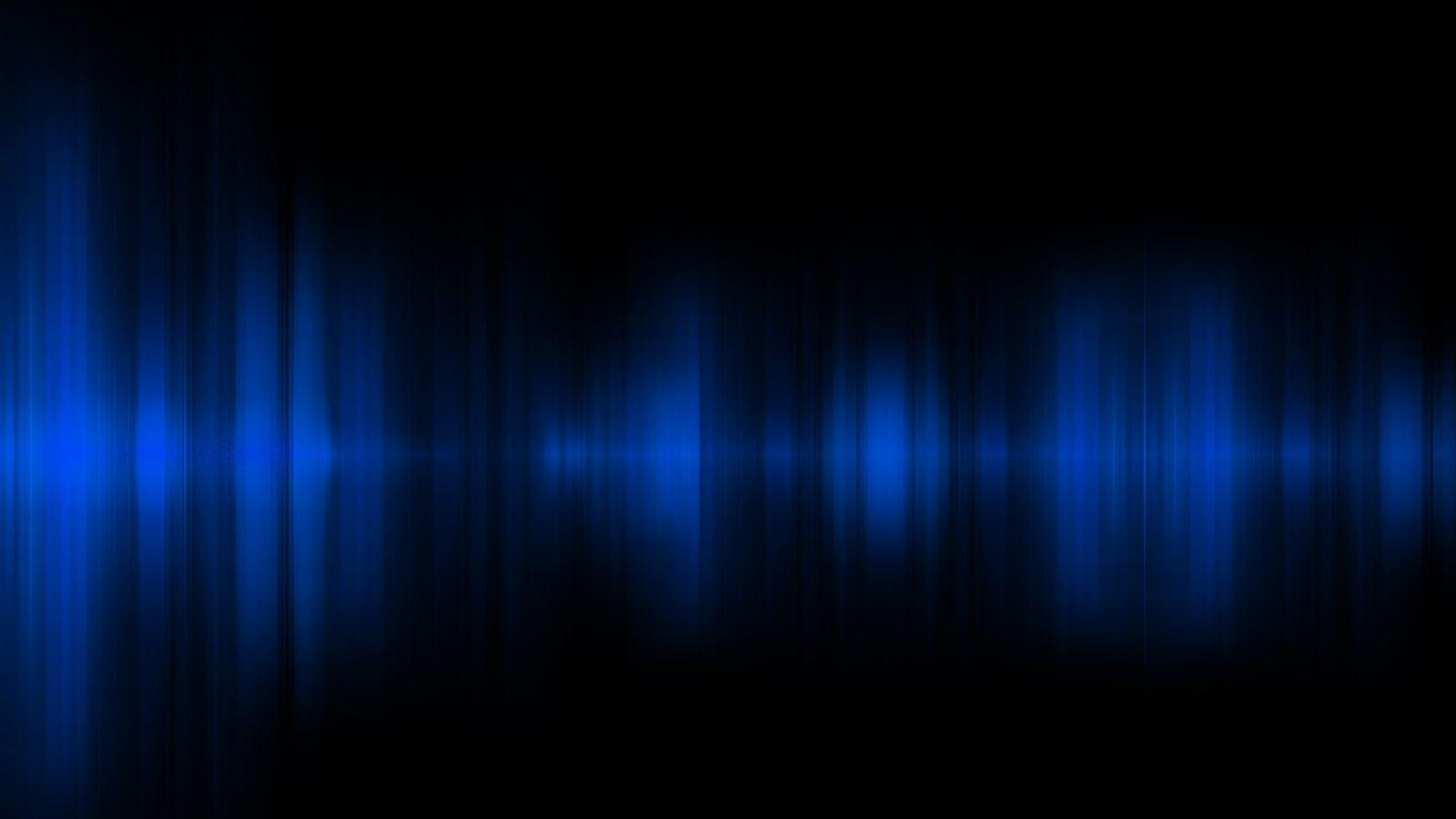 1600x900 Free download Blue Digital Art Black Background Wallpaper Full HD