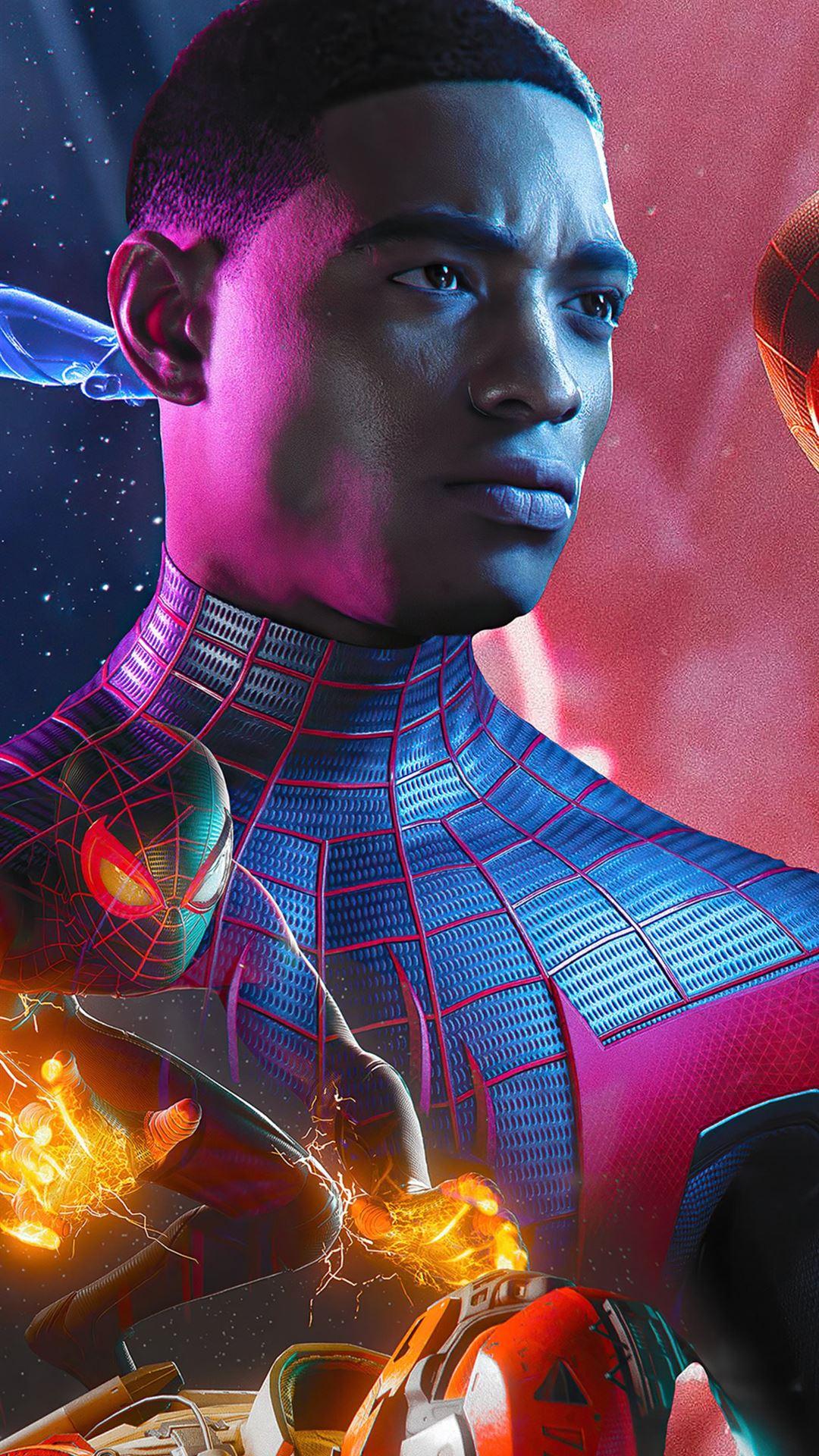 1080x1920 Best spider man miles morales iPhone 8 Wallpaper HD
