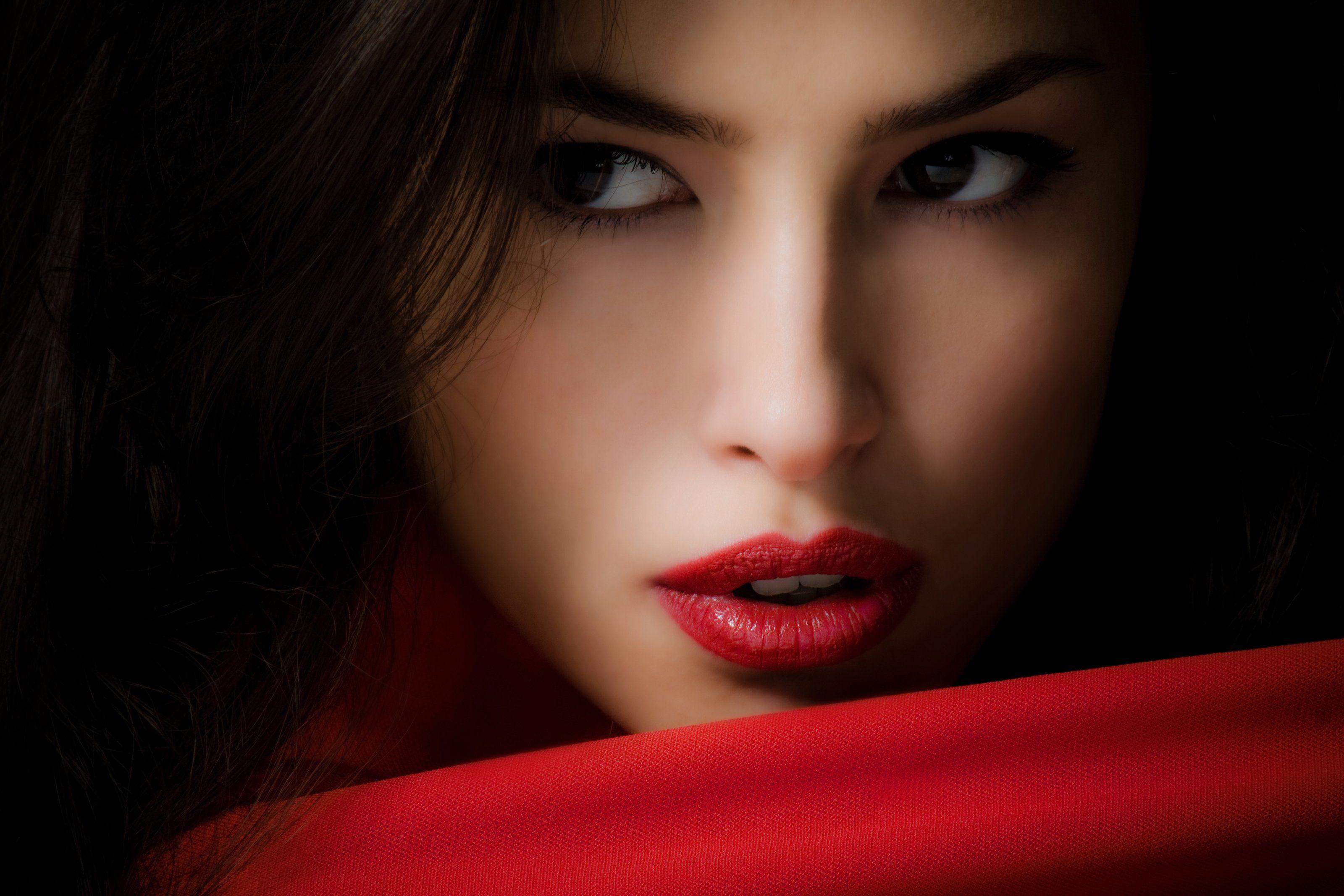 3200x2134 Red Lips Girl 4k Laptop HD HD 4k Wallpaper, Image, Background, Photo and Picture
