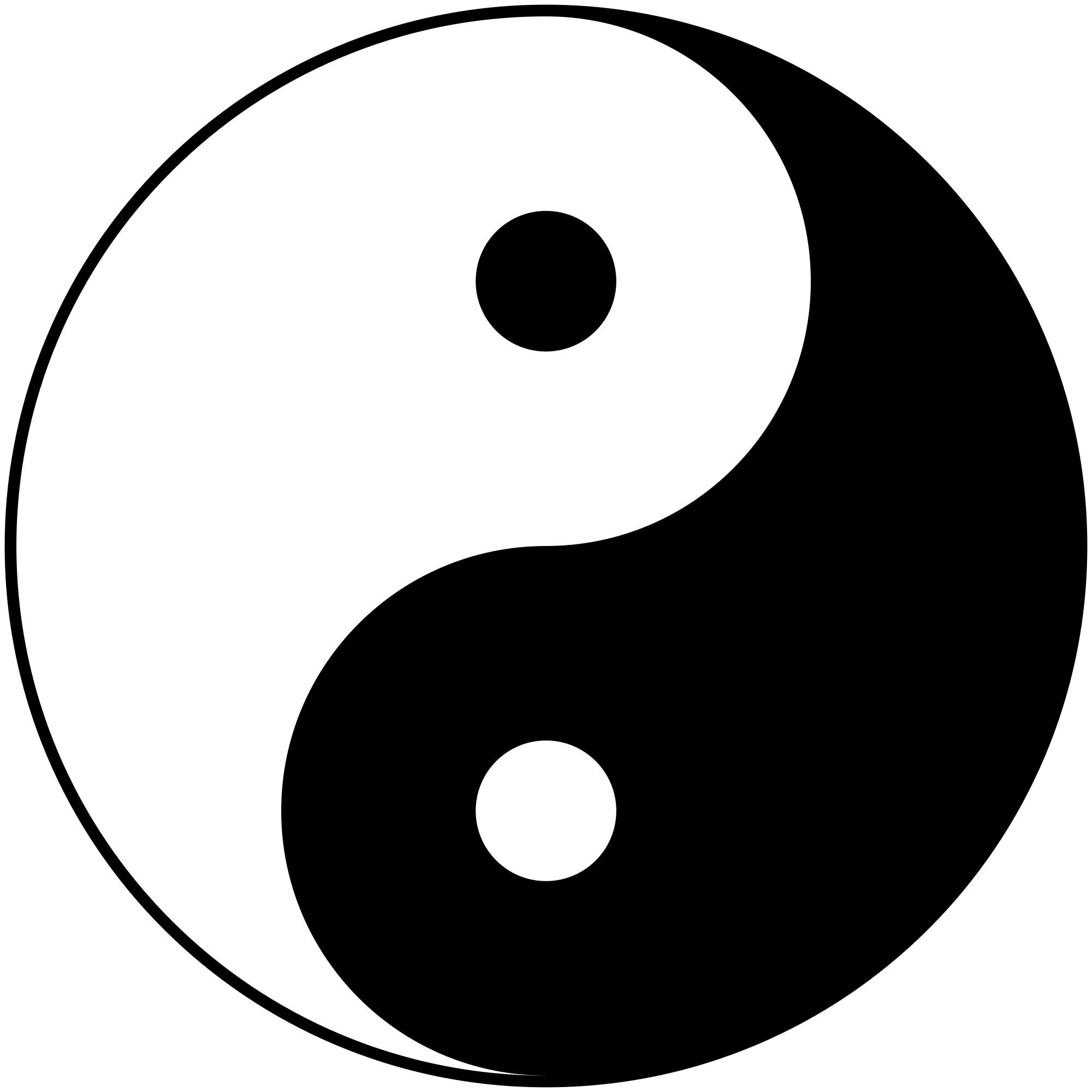 2000x2000 Free Picture Of Ying Yang Symbol, Download Free Clip Art, Free