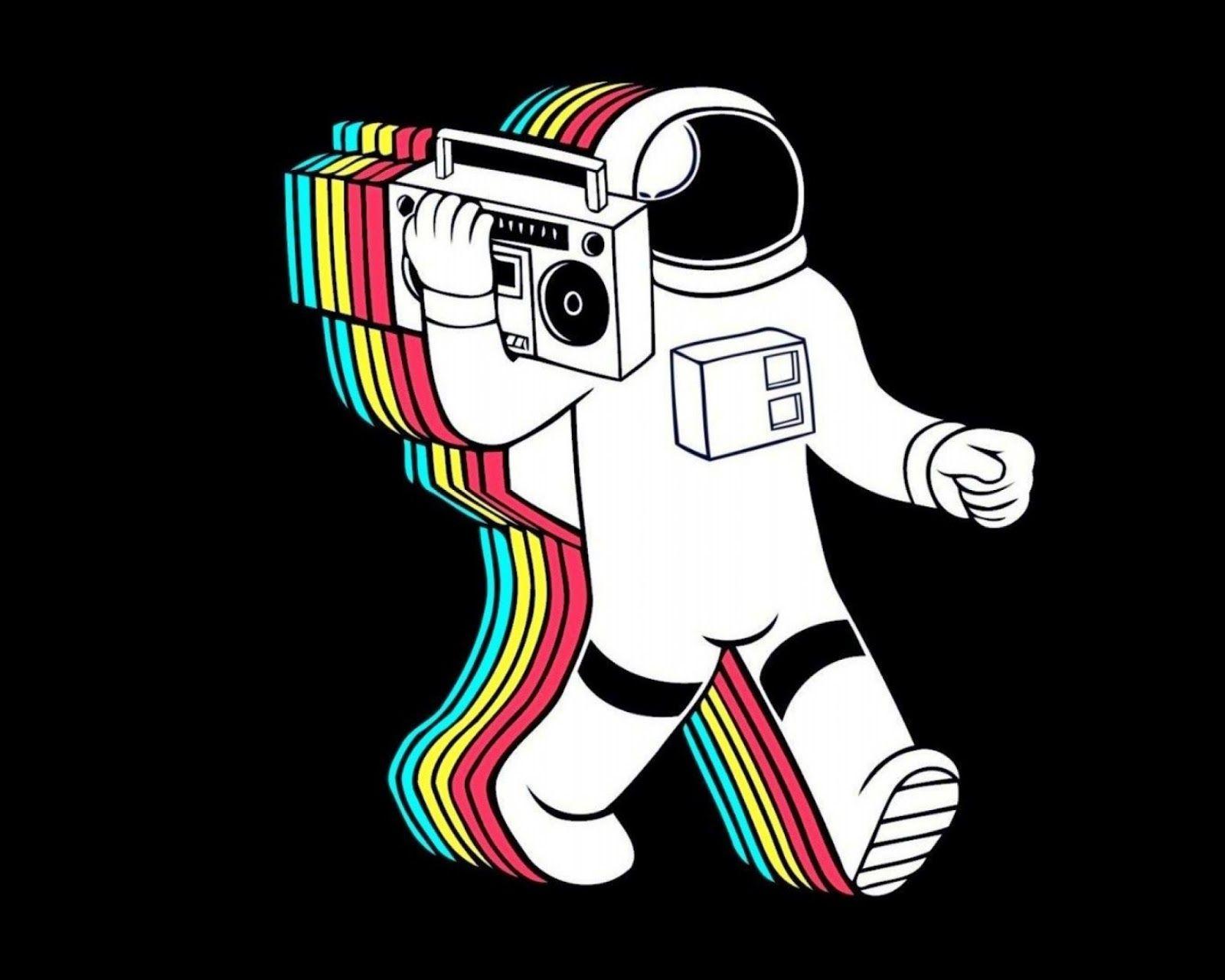 Trippy Astronaut in Space Wallpapers Top Free Trippy Astronaut in