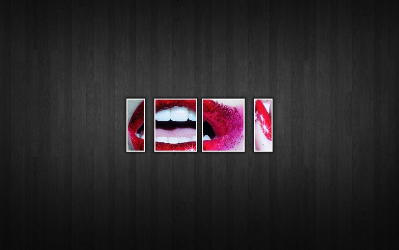 1280x804 Dark Wood Lips wallpaper. Dark Wood Lips