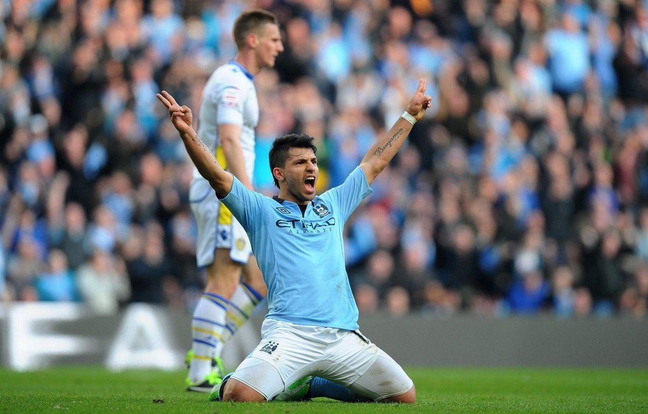1332x850 Wallpaper football, soccer, Sergio Aguero photo, cool football