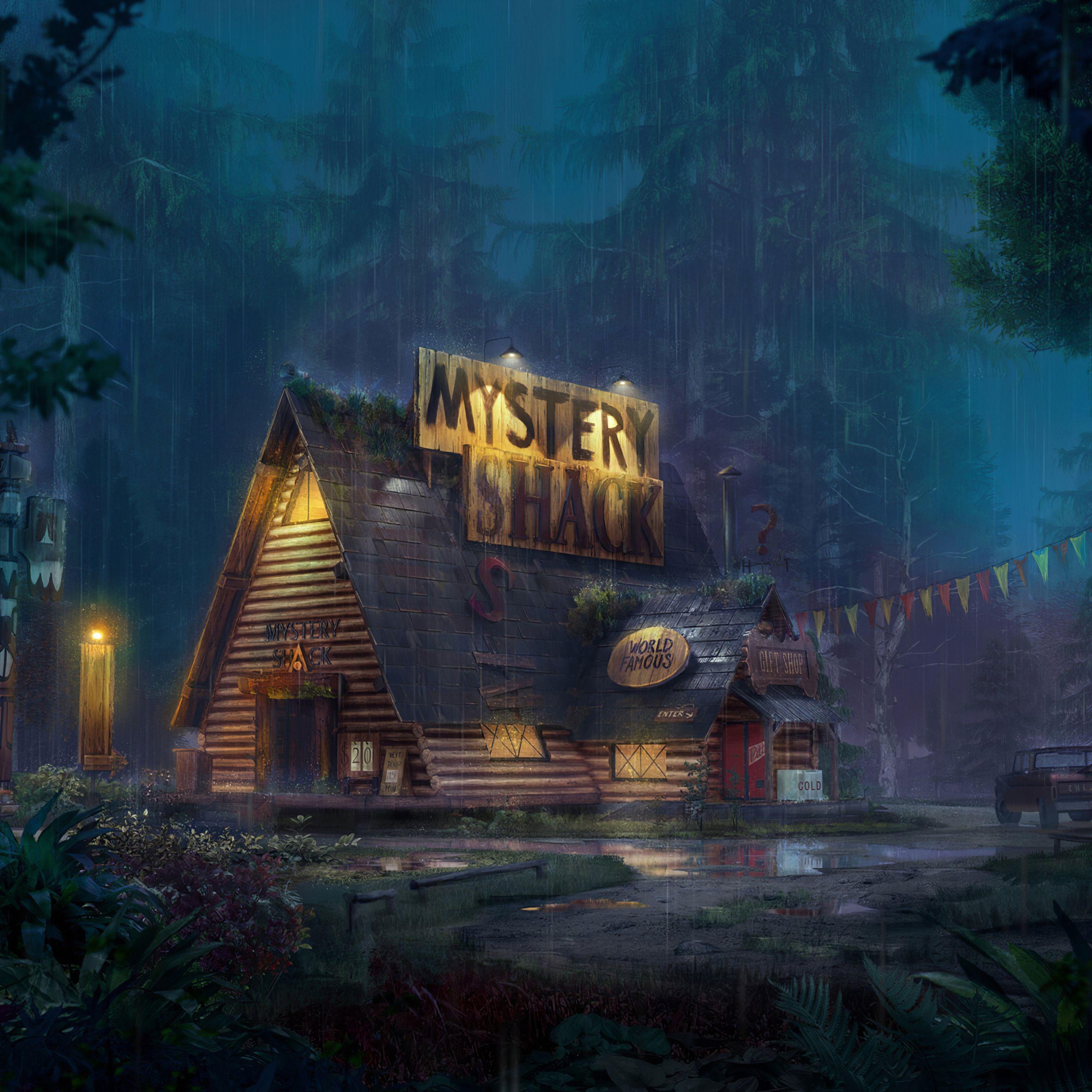 2932x2932 Gravity Falls iPad Pro Retina .