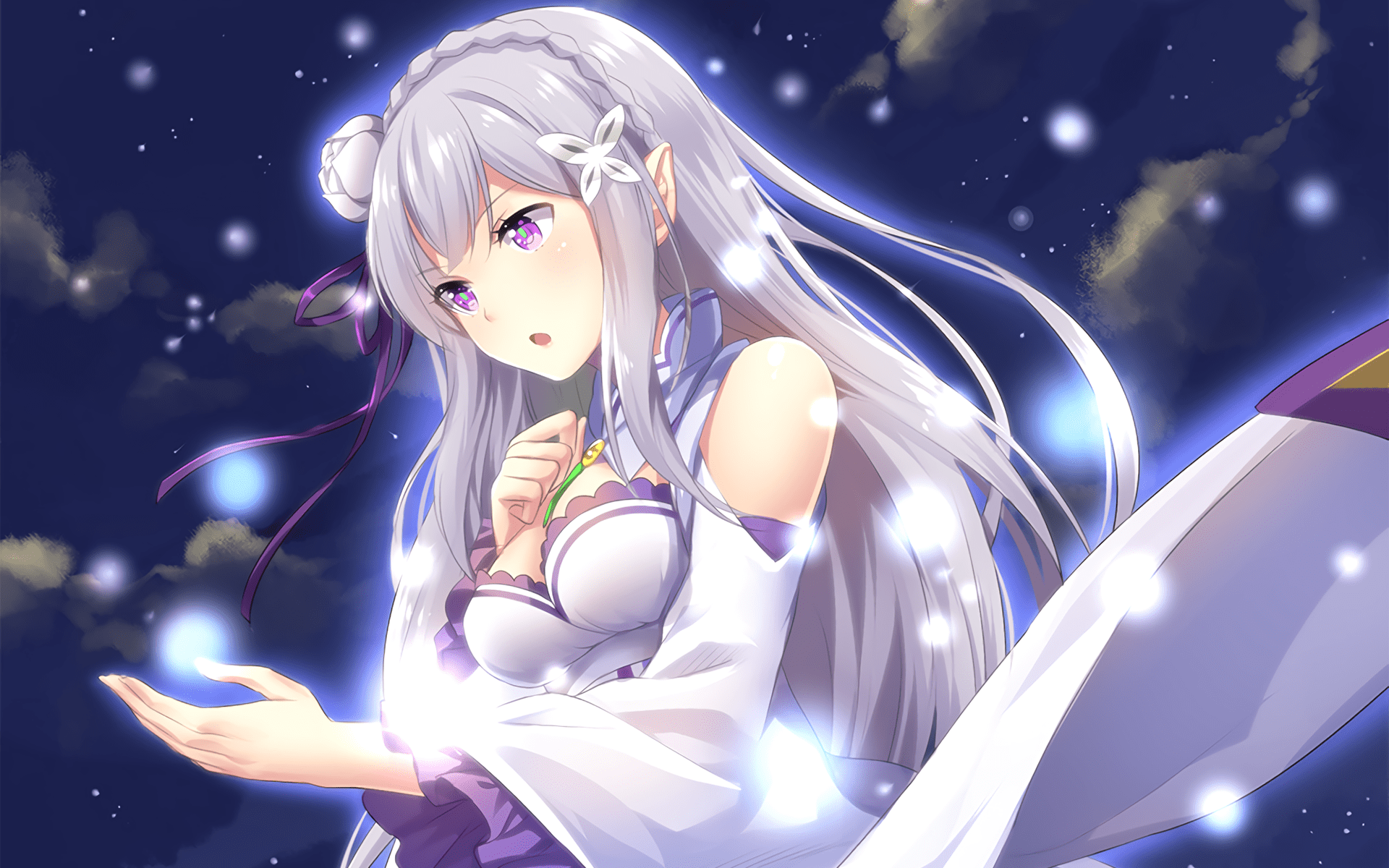 Re Zero Emilia Wallpapers Top Free Re Zero Emilia Backgrounds Wallpaperaccess