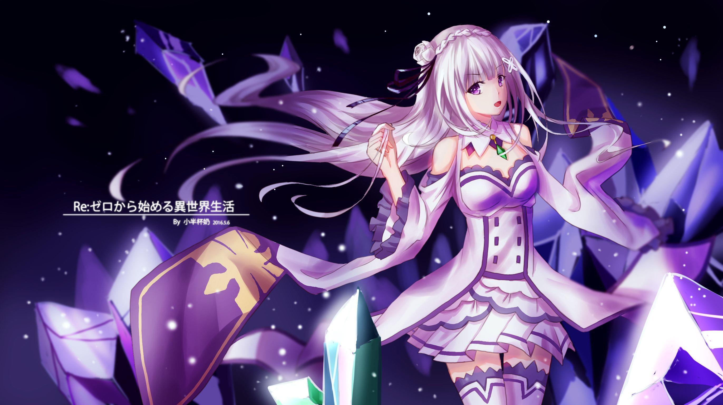 Emilia Re Zero for iPhone and Android by Sara Byrd emilia tan phone HD  phone wallpaper  Pxfuel