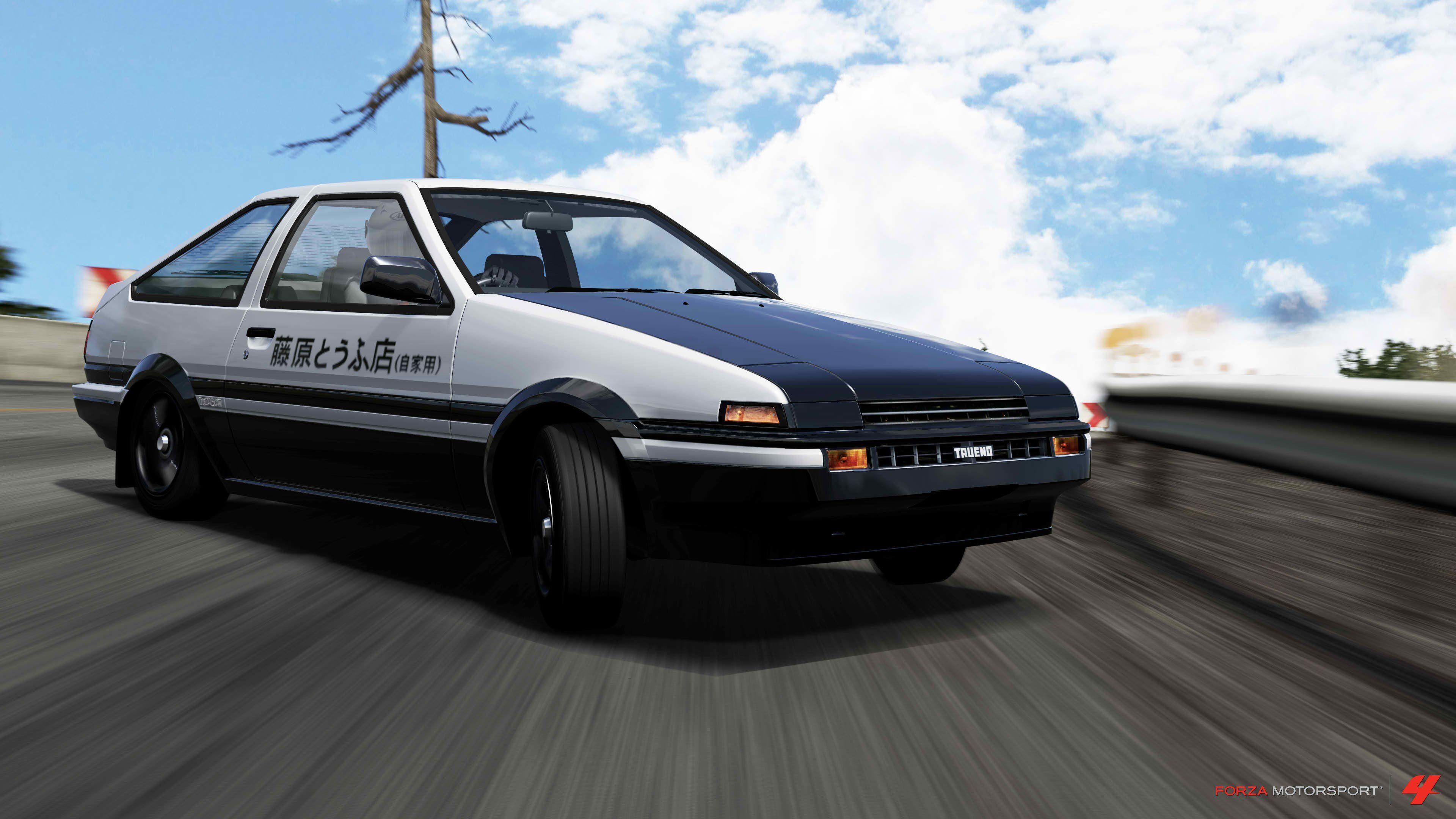 3840x2160 Cars Toyota Corolla tuning AE86 trueno drift Speedhunters jdm day