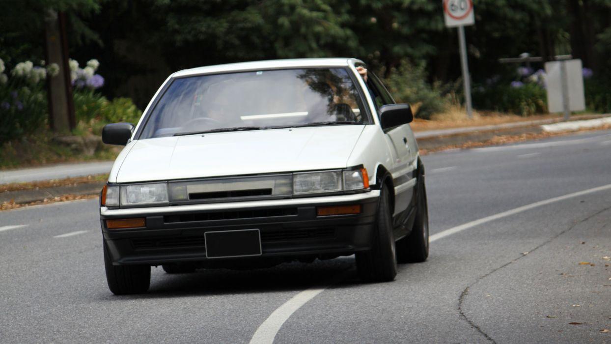 1244x700 Cars vehicles Toyota AE86 Corolla panda trueno wallpaper