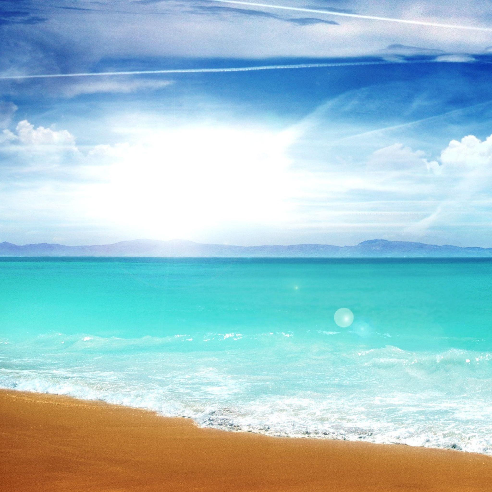 2048x2048 Bahamas Beach Wallpaper for iPad 3