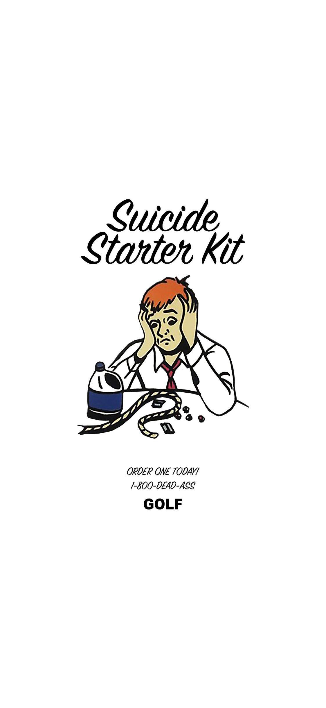 1123x2436 Made a Suicide Starter Kit wallpaper for iPhone X