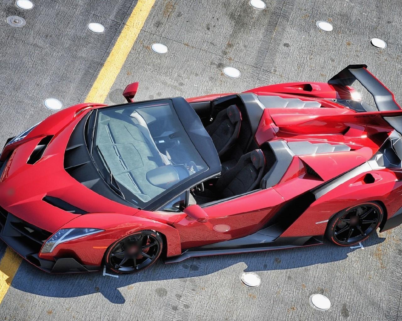 1280x1024 Wallpaper Lamborghini Veneno Roadster for Android