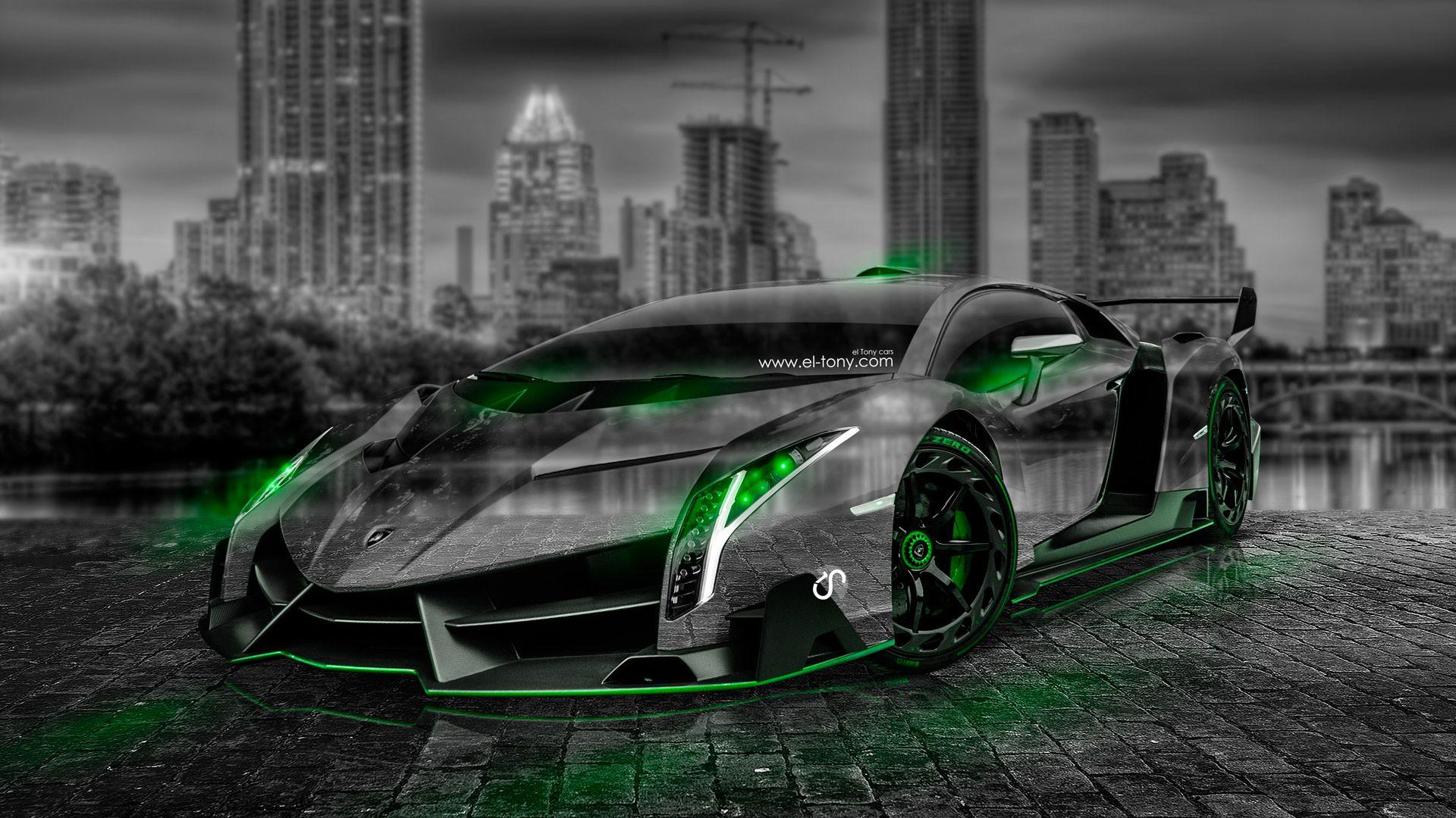 1920x1080 Lamborghini Veneno Background