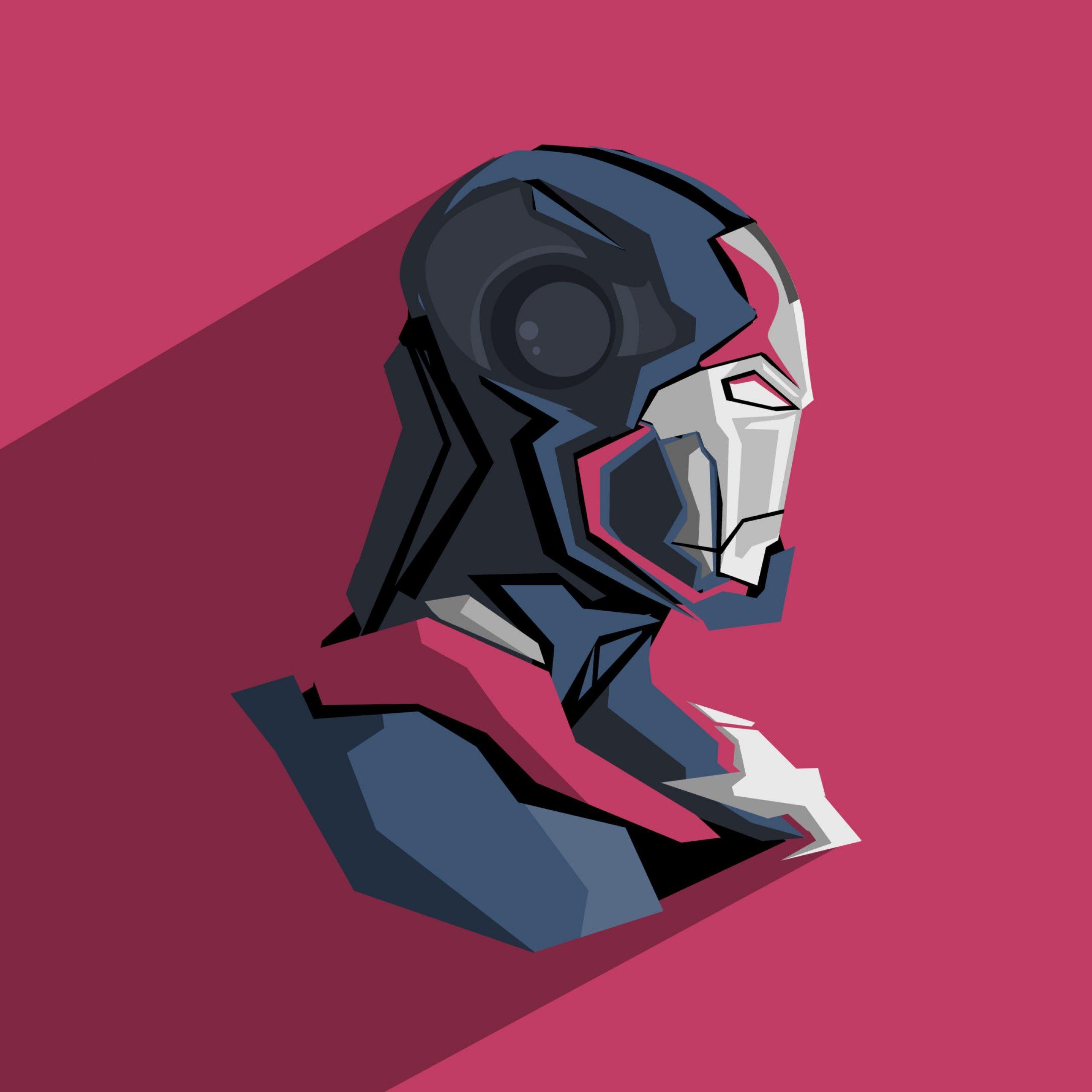 2560x2560 Wallpaper War Machine, Iron Man, Minimal, HD, 4K, Minimal