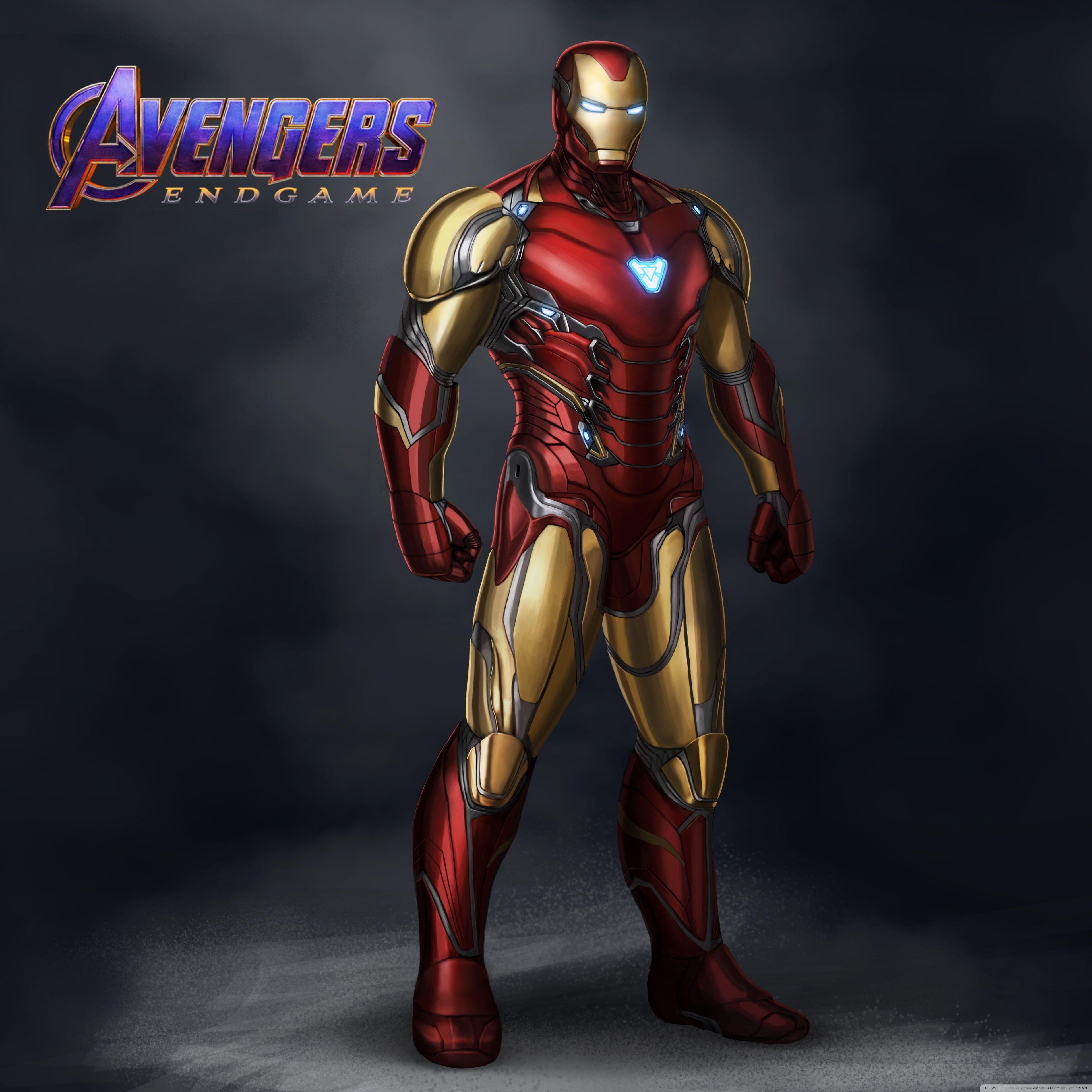 3840x3840 Avengers Endgame Iron Man Mark 85 Ultra HD Desktop Background
