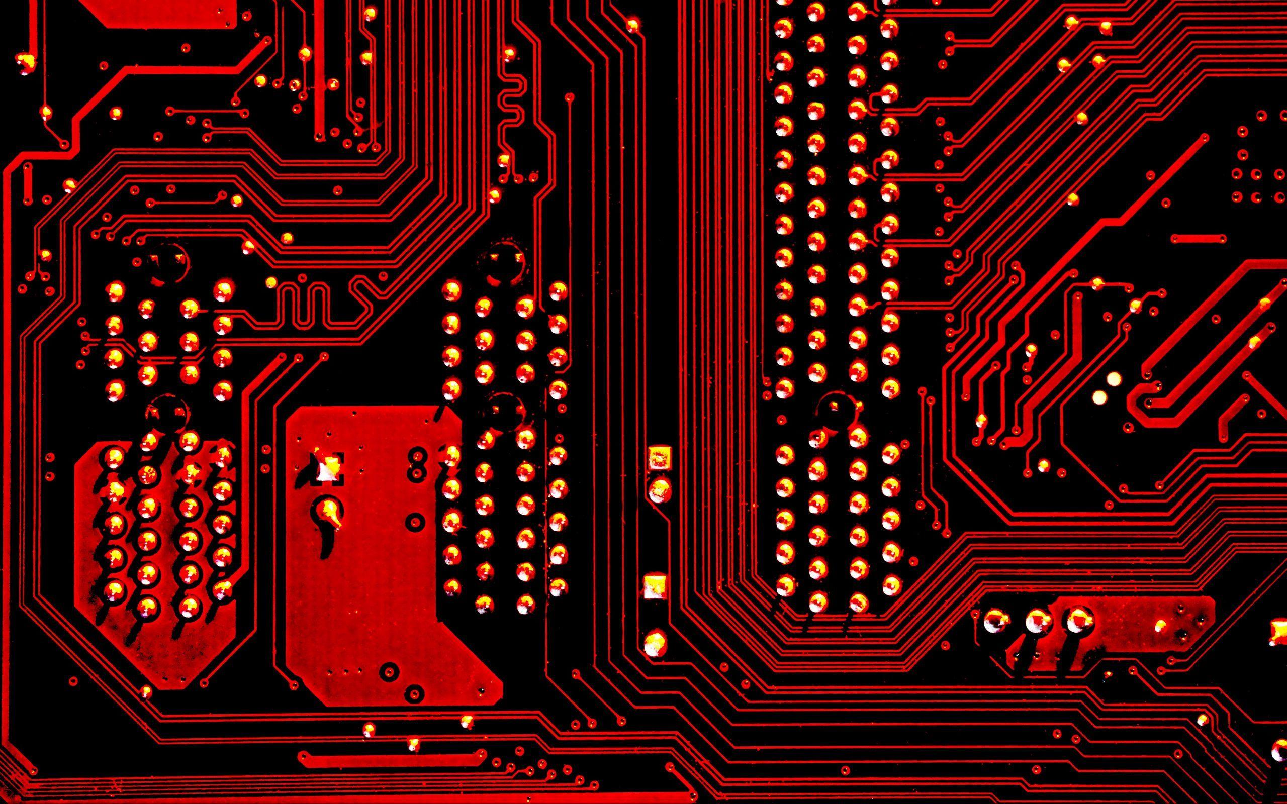 Red Circuit Wallpapers - Top Free Red Circuit Backgrounds - WallpaperAccess