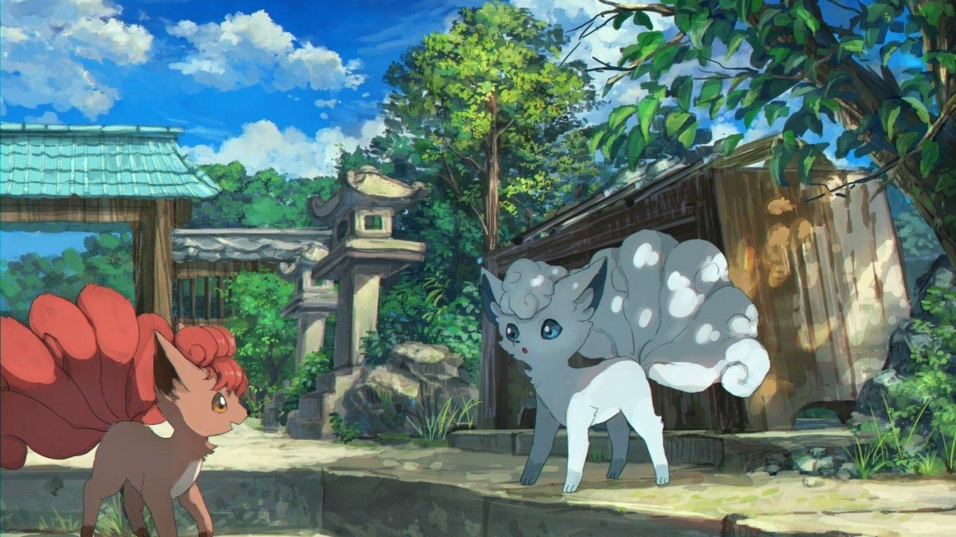 pokemon scenery 720p