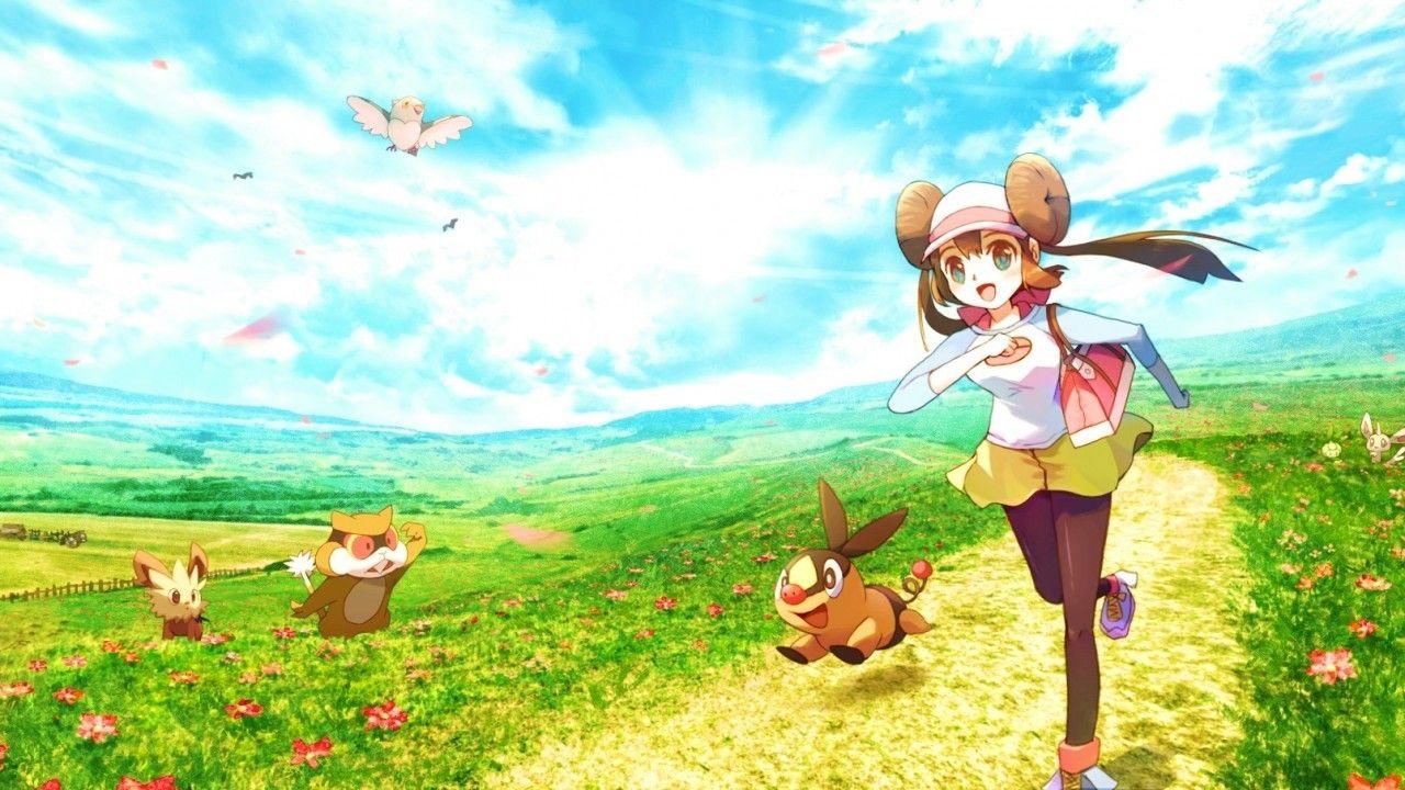 I wish I lived in the pokemon world. Ilustração de paisagem, Cenário anime,  natureza, Pokemon Landscape HD wallpaper
