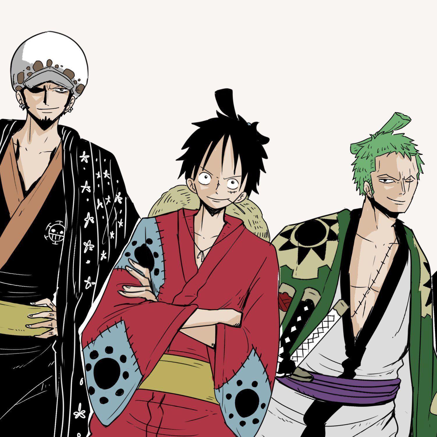 1501x1501 Trafalgar D Water Law Monkey D Luffy Luffytaro Roronoa Zoro